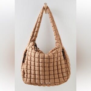 Free People Desert sands quilted carryall bag BNWT